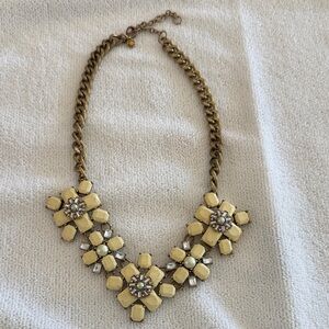 J. Crew Yellow Floral Necklace